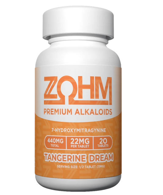 ZOHM 7-Hydroxymitragynine Tangerine Dream 22mg Tablet 20ct