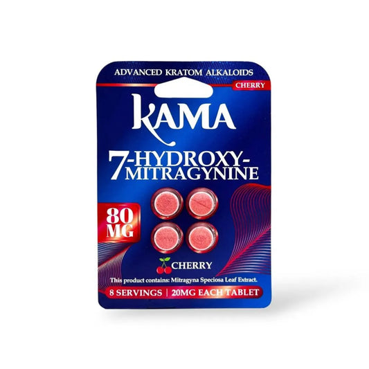 Kama 7-Hydroxymitragynine 80mg Tablets | 4 Count