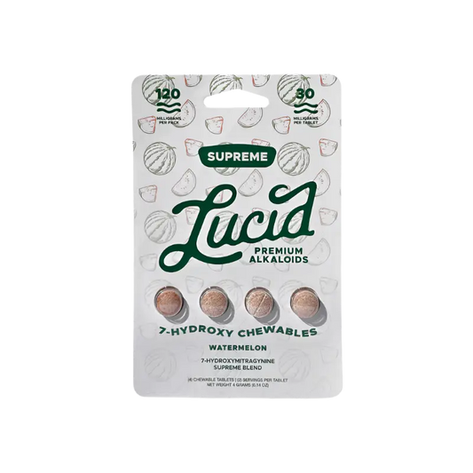 Lucid 7-Hydroxymitragynine Chewable Tablets – Supreme Blend 30mg - 4ct