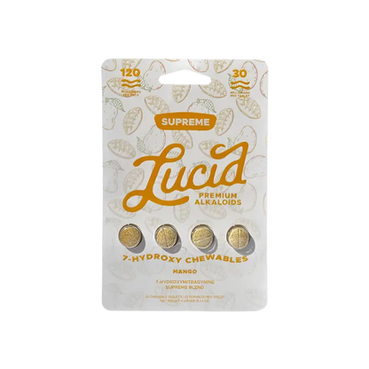 Lucid 7-Hydroxymitragynine Chewable Tablets – Supreme Blend 30mg - 4ct