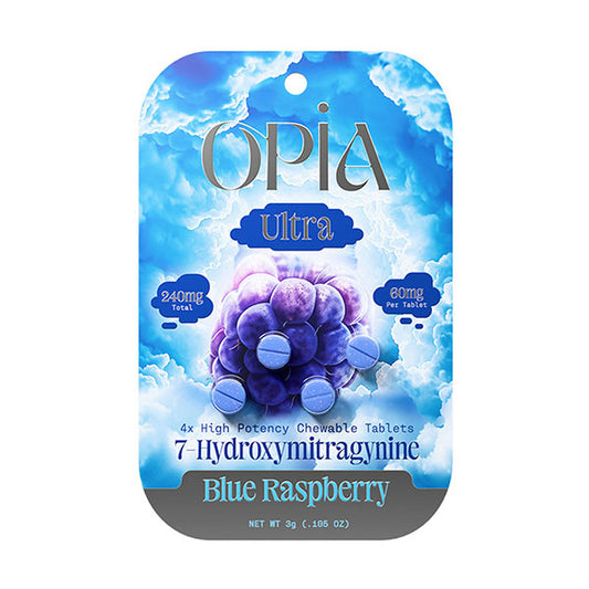 OPiA Ultra – 7‑Hydroxymitragynine Chewable Tablets 240 mg (4ct)
