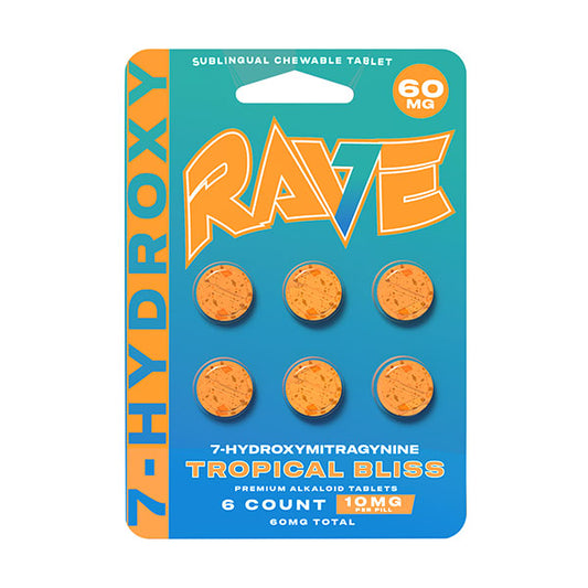 Rave 7-Hydroxymitragynine 10mg Tablets 6ct