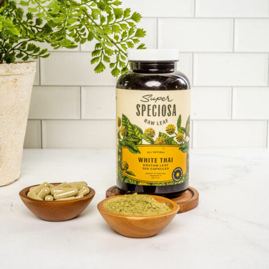 Super Speciosa White Thai Kratom Capsules