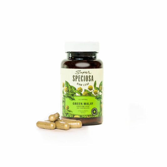 Super Speciosa Green Malay Kratom Capsules