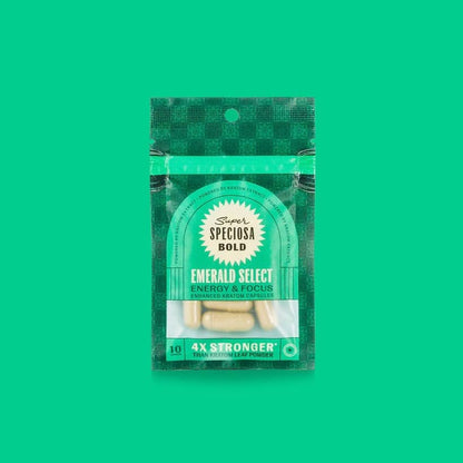 Super Speciosa Emerald Select Enhanced Kratom Capsules