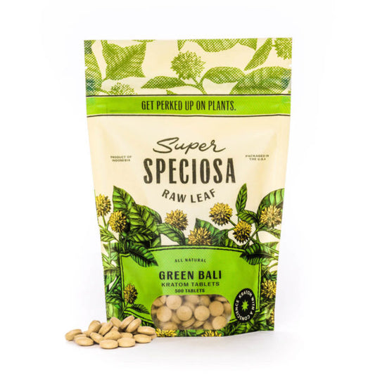 Super Speciosa Green Bali Kratom Tablets