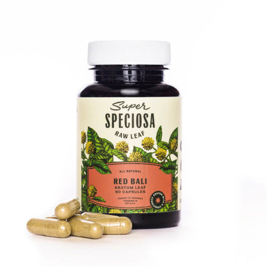 Super Speciosa Red Bali Kratom Capsules