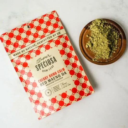 Super Speciosa Cherry Bomb Calm Flavored Kratom Powder