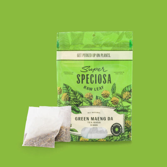Super Speciosa Green Maeng Da Kratom Tea Bags